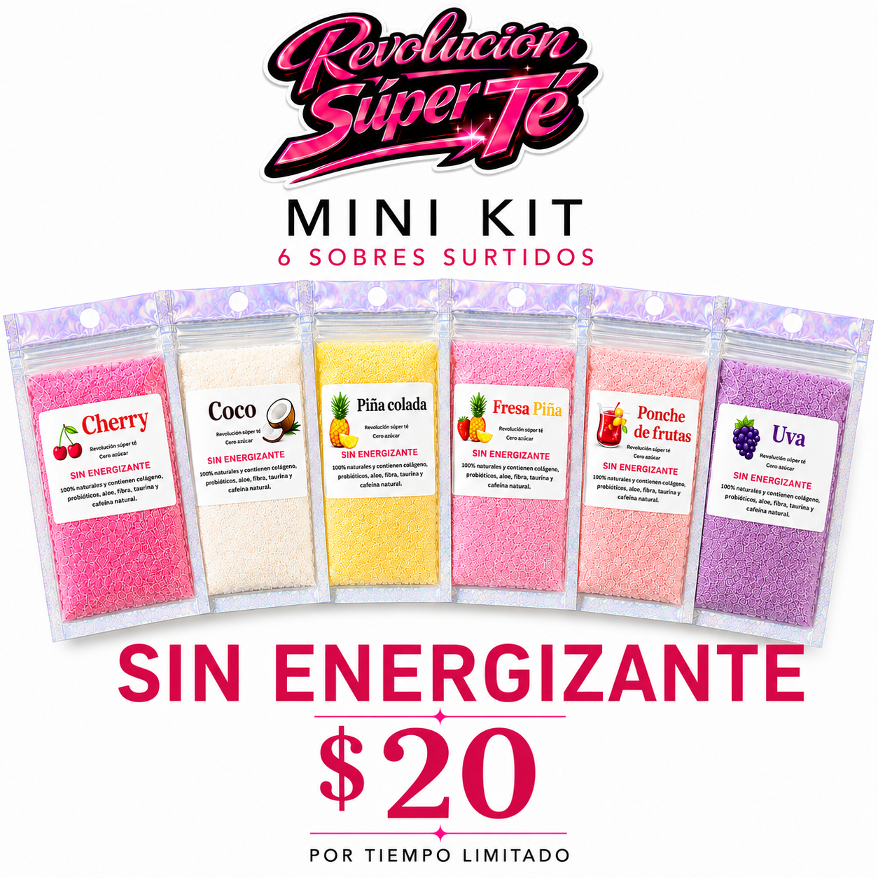 MINI KIT (SIN ENERGIZANTE) 6 sobres