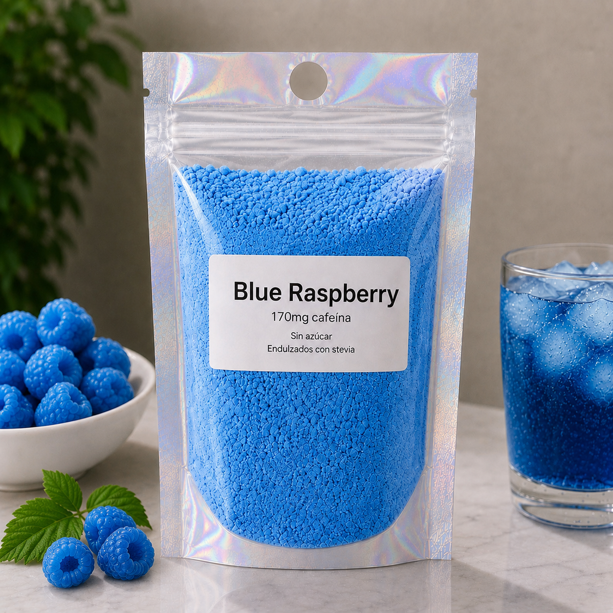 Blue raspberry (porción individual)