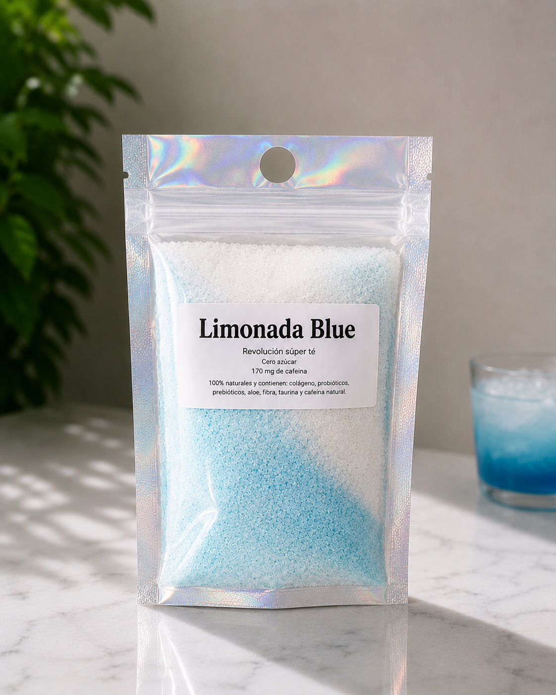 Limonada blue (porción individual)