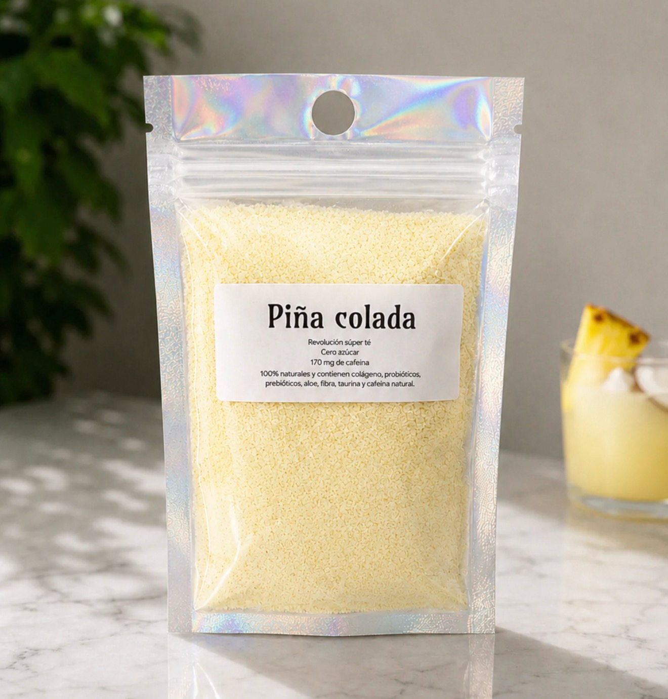 Piña colada (porción individual)