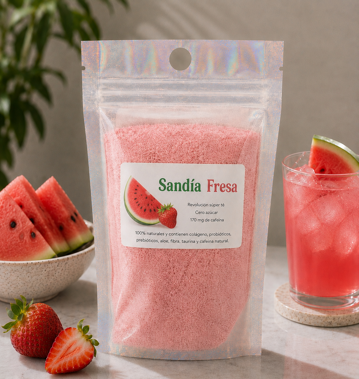 Fresa sandía (porción individual)