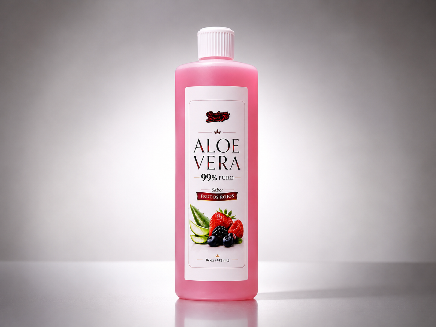 ALOE VERA frutos rojos  (16 onzas)