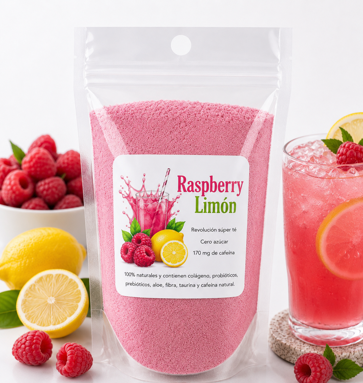 Limonada Raspberry (porción individual)
