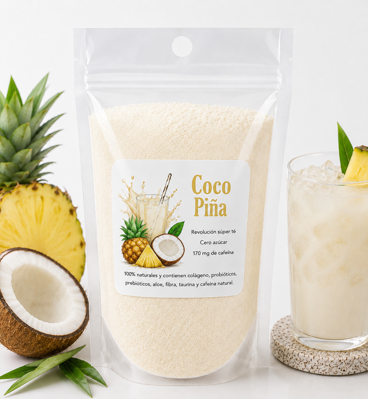 Coco-piña (porción individual)